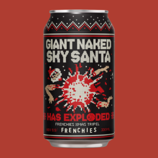 Giant Naked Sky Santa - Xmas Tripel